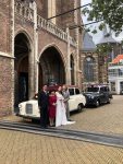 Trouwauto's Delft bij de Nieuwe Kerk